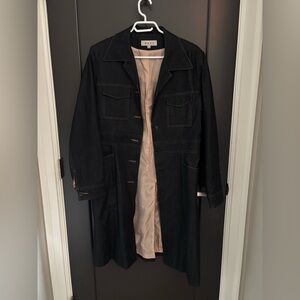 Roxy Dark Denim Long Jacket